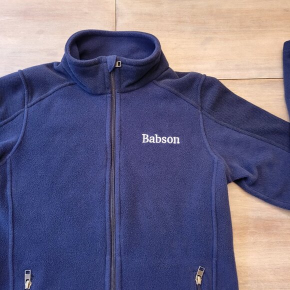 Patagonia Synchilla Babson College Blue Women's Full Zip Long Sleeve Jacket Sz M - Picture 4 of 9